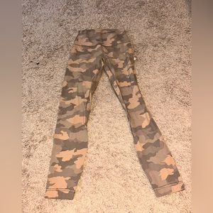Lululemon Orange Camo Align Leggings 25’